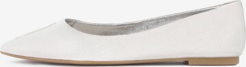 Kazar Studio Ballet Flats in Silver: front