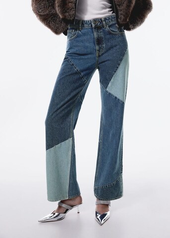 MANGO Regular Jeans 'Saige' in Blau: predná strana