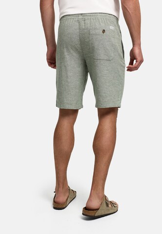 INDICODE JEANS Regular Chino 'Lino' in Groen