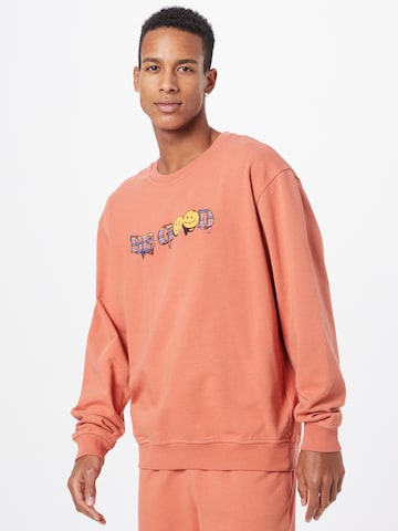 ABOUT YOU Limited Sweatshirt 'Kai' by Jannik Stutzenberger' in Orange: front