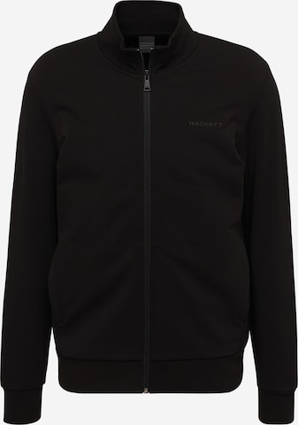 Hackett London Zip-Up Hoodie in Black: front