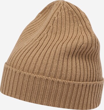 LACOSTE Beanie in Brown: front