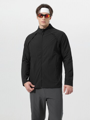 YOUTHUP Athletic Jacket 'Komfort' in Black