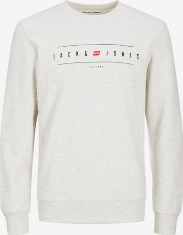 JACK & JONES Sweatshirt in White: front