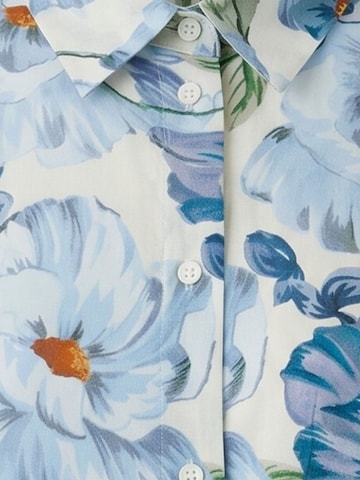 OUI Bluse in Blau