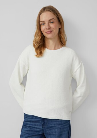 Pull-over s.Oliver en blanc : devant