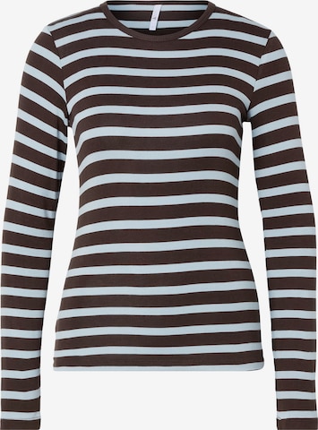 Hailys Футболка 'Am44ber' в Коричневый: спереди