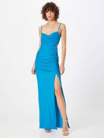 NLY by Nelly - Vestido de noche 'Desire' en azul: frente