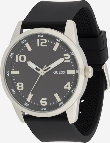 sidabrinė GUESS Analoginis (įprasto dizaino) laikrodis: priekis
