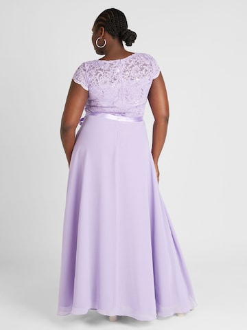 Robe de soirée SWING Curve en violet