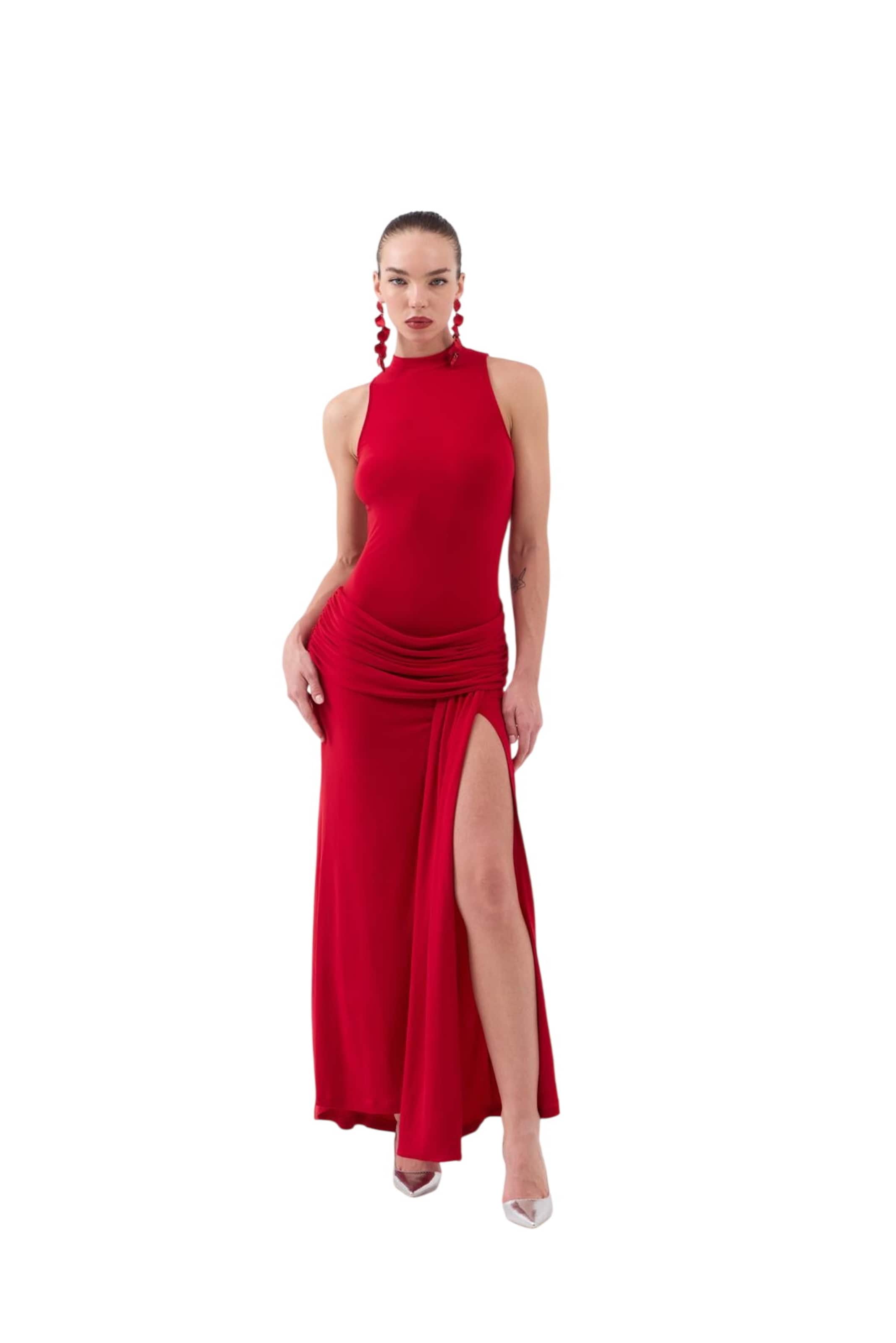 HOLLY LOLLY Kleid in Rot: Vorderseite