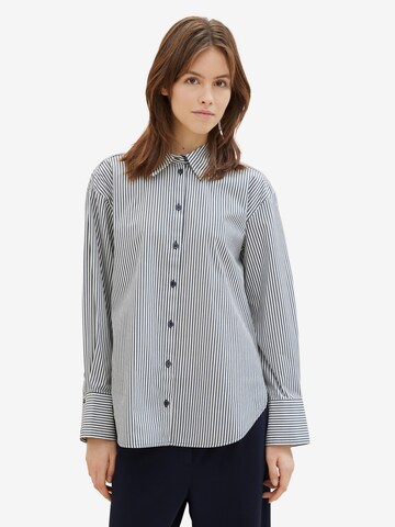 TOM TAILOR DENIM Blouse in Blauw