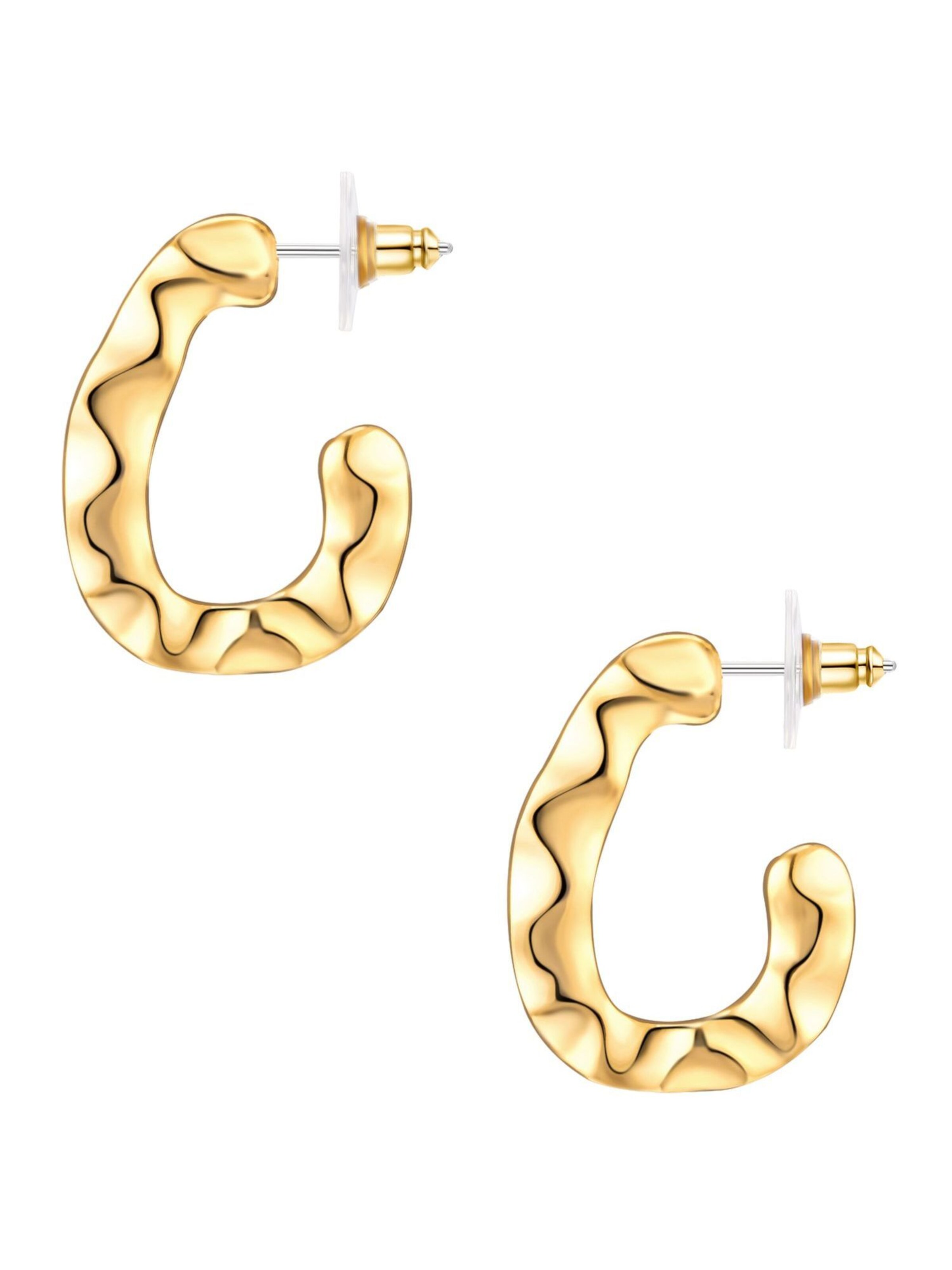 Yokoamii Earrings in Gold: front