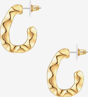 Yokoamii Earrings in Gold: front