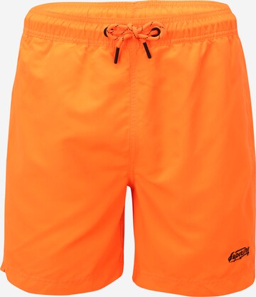 Shorts de bain 'Venice' Superdry en orange : devant