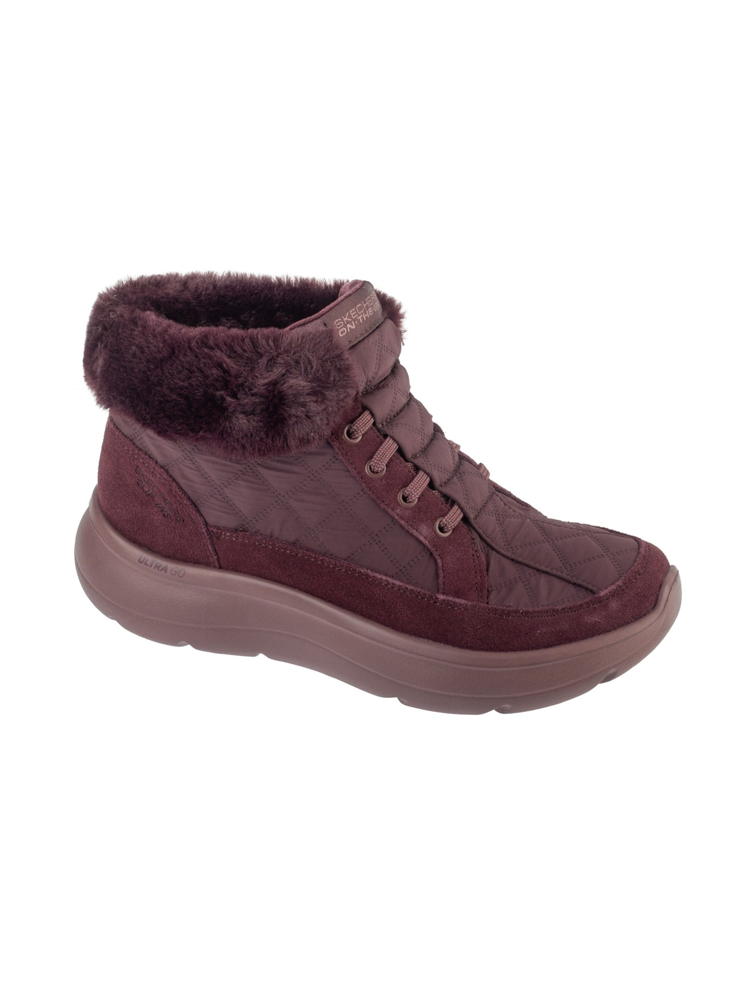 SKECHERS Veterlaarzen in Rood: voorkant