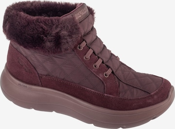 Bottes à lacets SKECHERS en rouge : devant