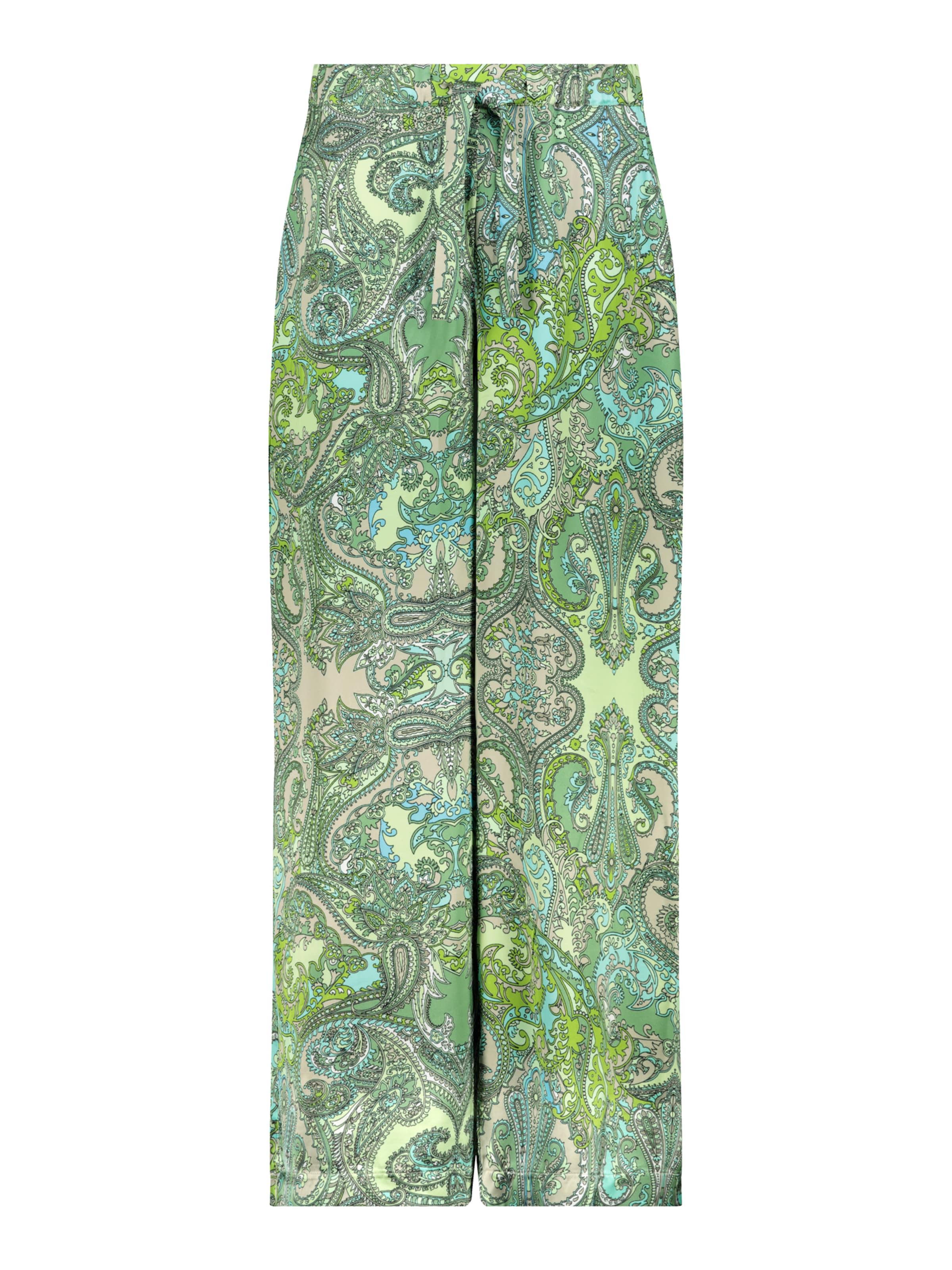 monariWide Leg/ Široke nogavice Hlače - zelena boja: prednji dio