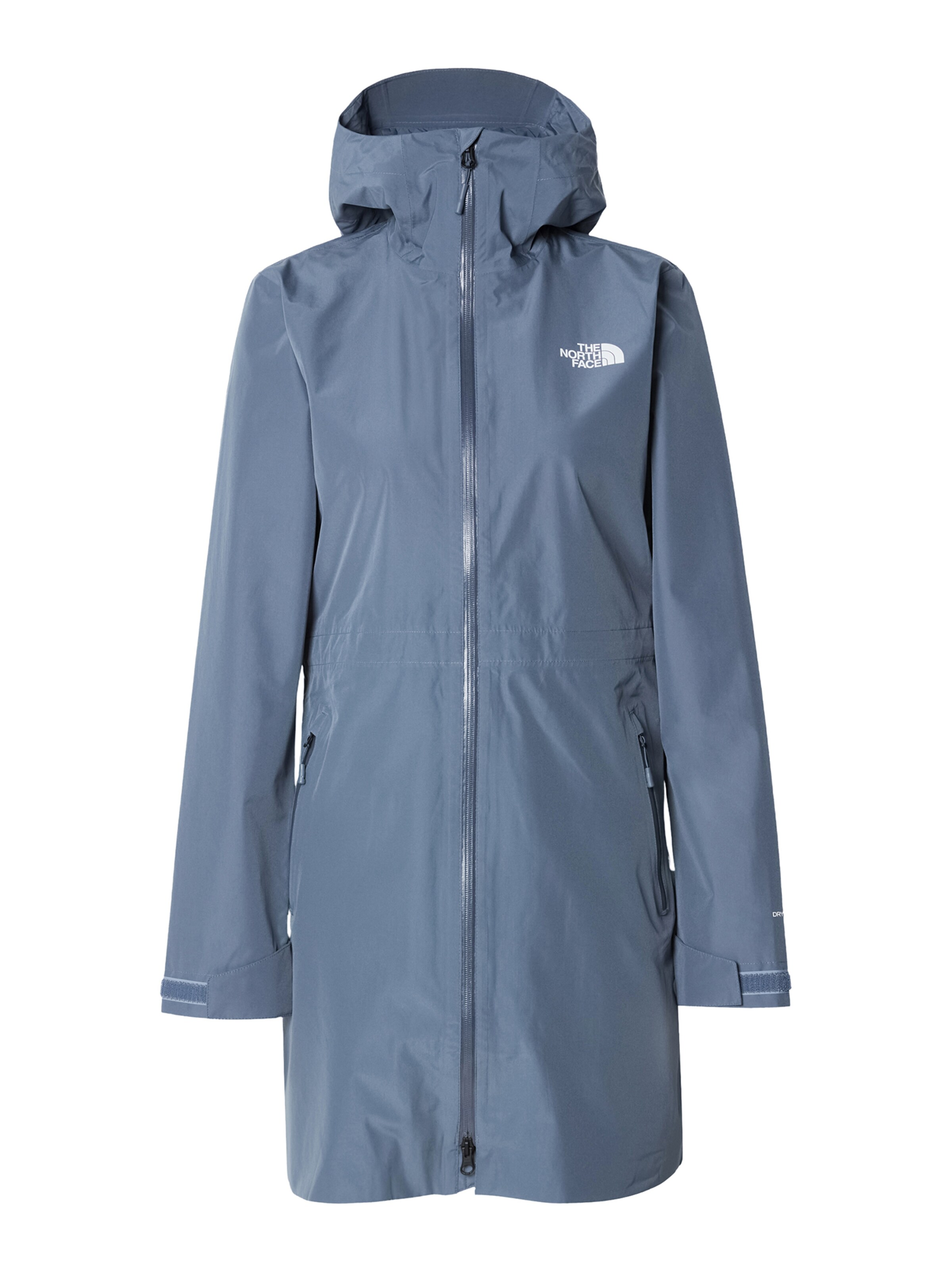 THE NORTH FACE Outdoorová bunda 'HIKESTELLER' – šedá: přední strana
