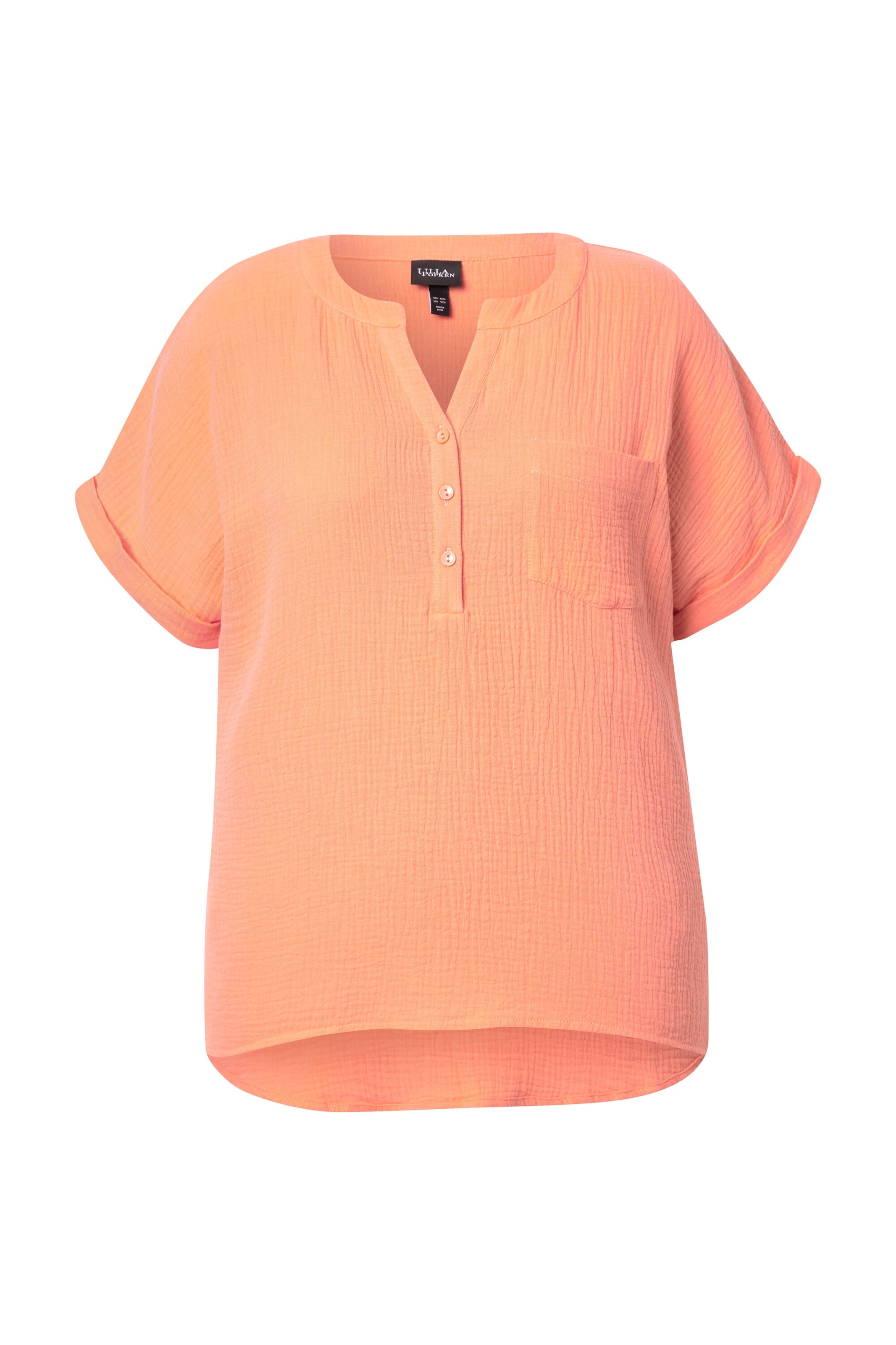 Ulla Popken Bluse in Orange: Vorderseite