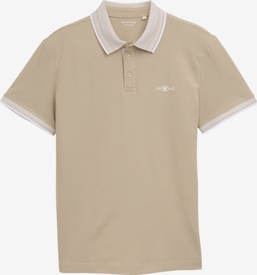 T-Shirt TOM TAILOR en beige : devant