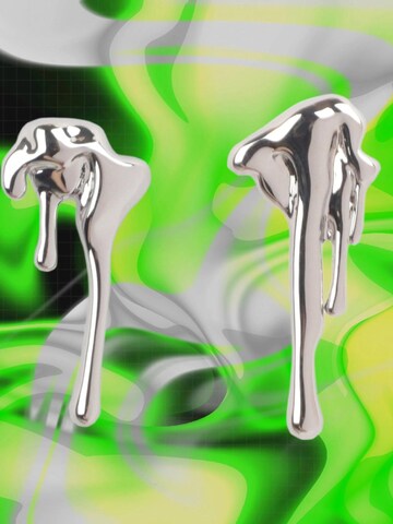 Nightini Earrings 'Liquid' in Silver