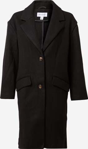 Warehouse Ανοιξιάτικο και φθινοπωρινό παλτό σε μαύρο: μπροστά