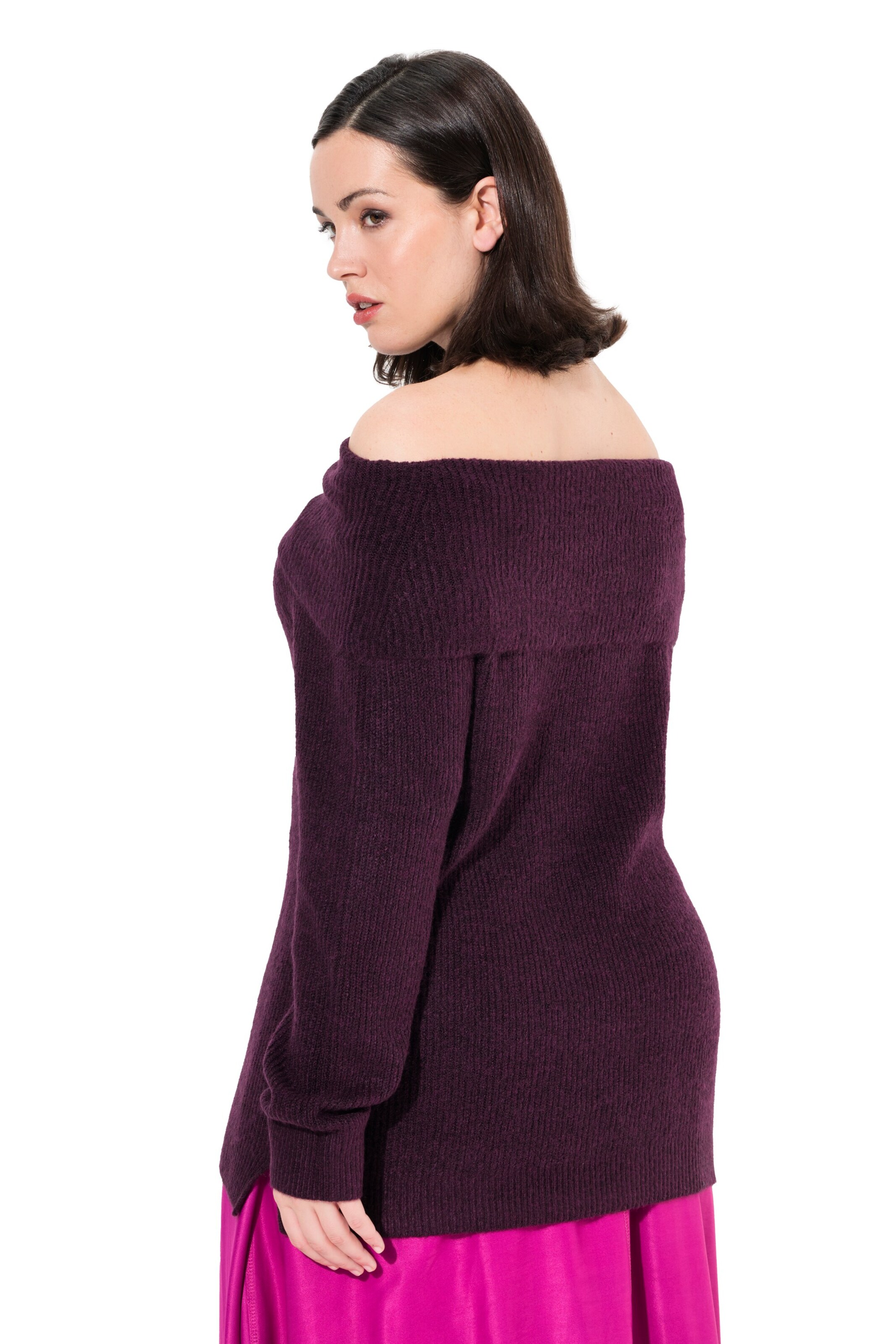 Ulla Popken Sweater in Purple