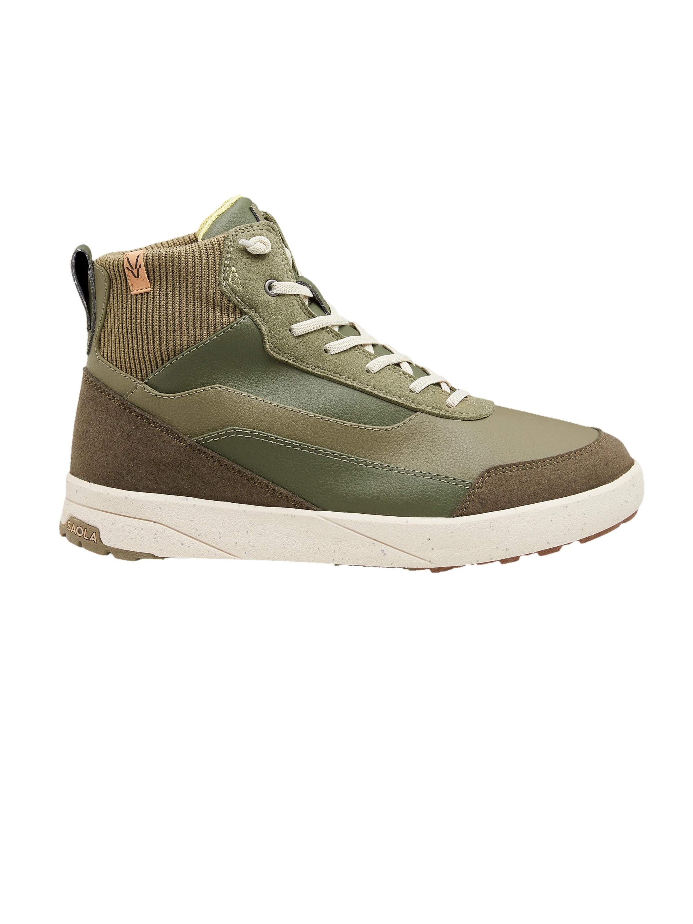 SAOLA Sneaker high 'Quito Mid Waterproof W Olive'‌‌‌‌ in Grün: Vorderseite