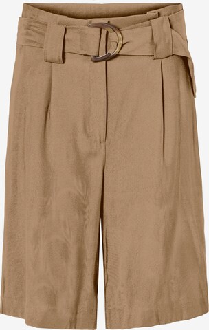 Wide leg Pantaloni con pieghe 'Orla' di VERO MODA in marrone: frontale