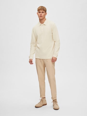 SELECTED HOMME Shirt 'Dave' in Beige