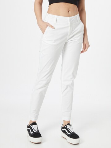 Coupe slim Pantalon 'Soffys' Part Two en blanc : devant