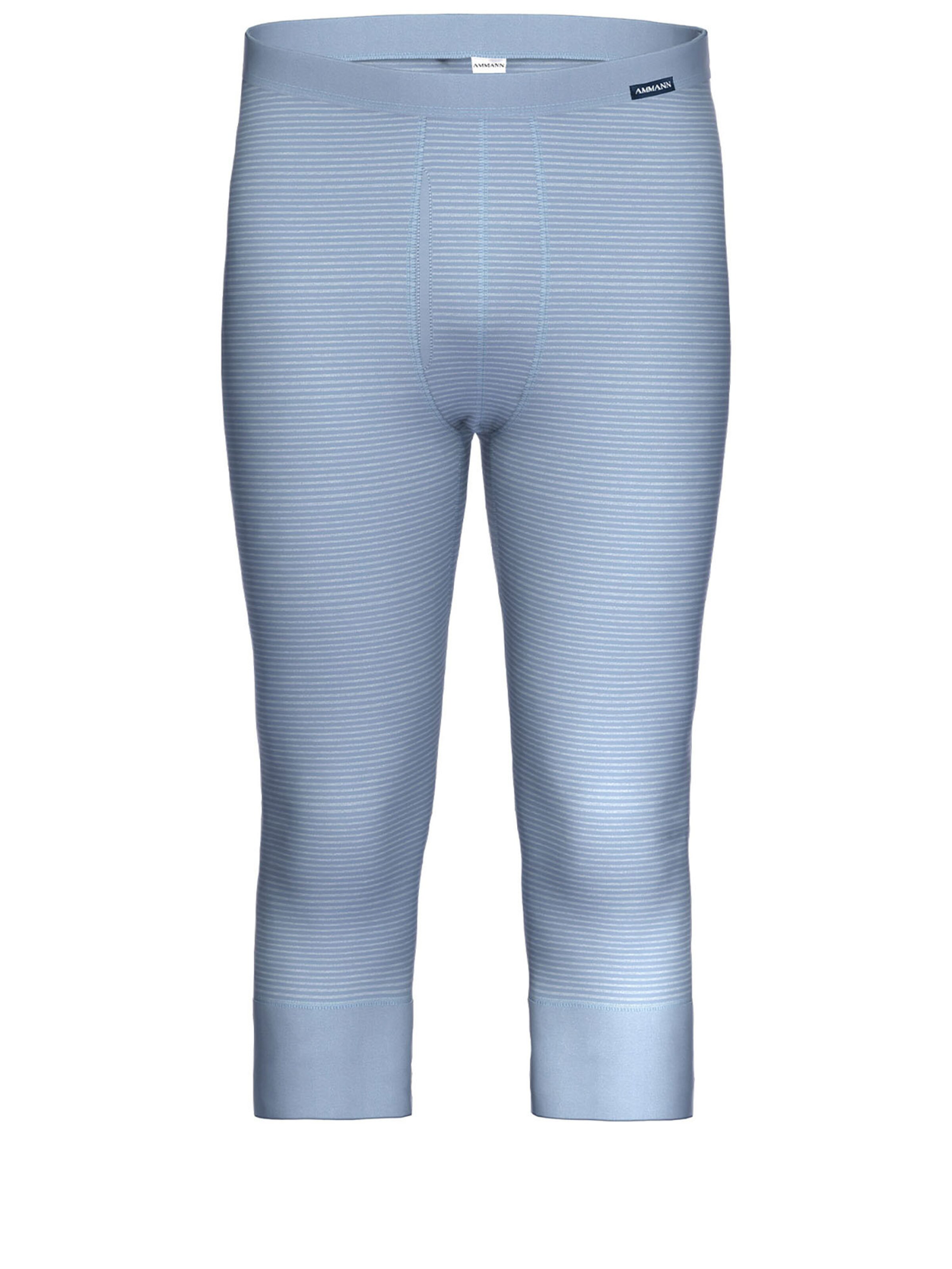 Ammann Long Johns in Blue: front