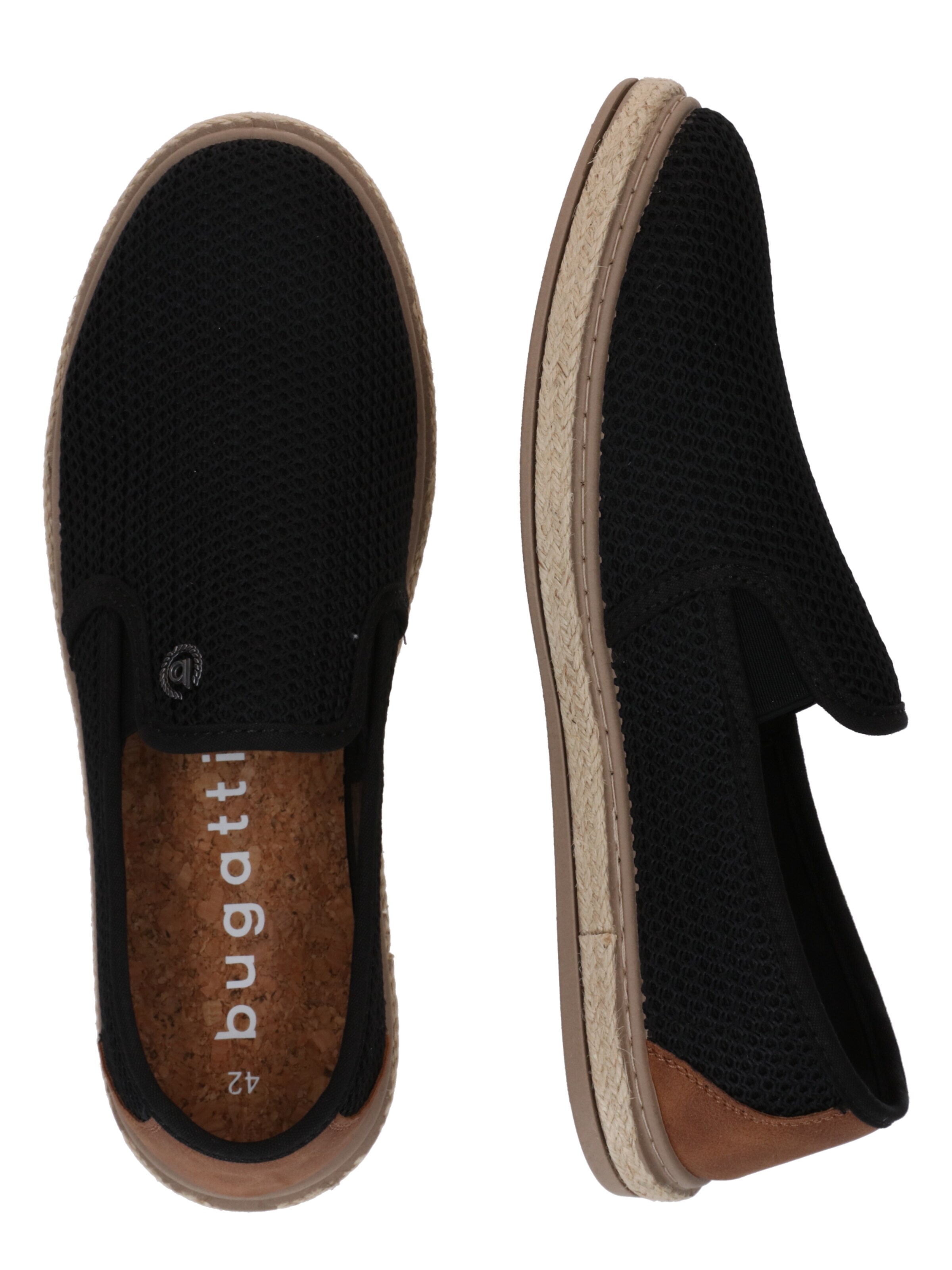 bugatti Еспадрили в черно