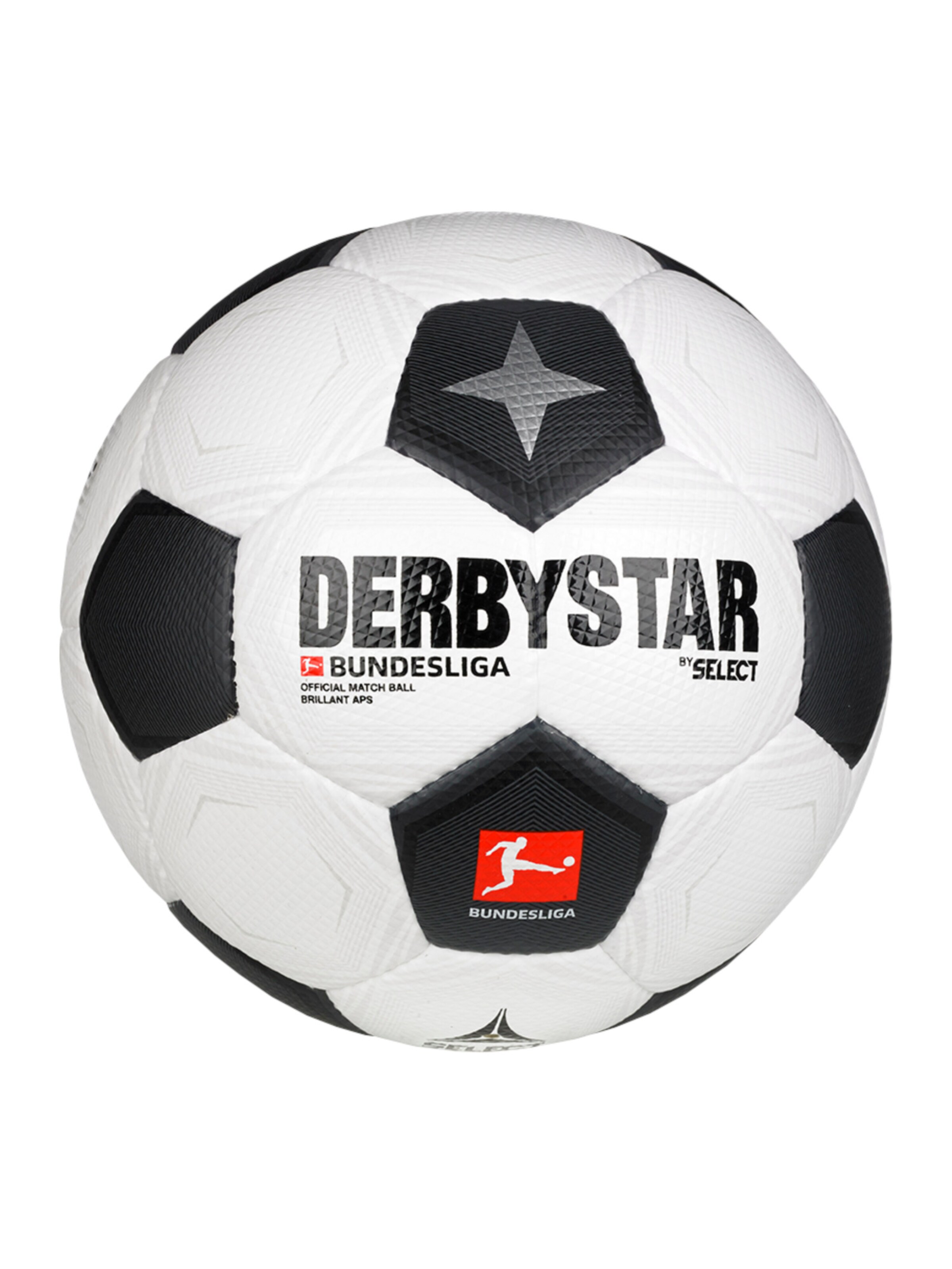 DERBYSTAR Míč 'Bundesliga Brillant APS Classic v23' – bílá: přední strana
