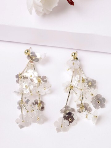 AVANT-GARDE PARIS Ohrringe 'Erikaa' in Weiß