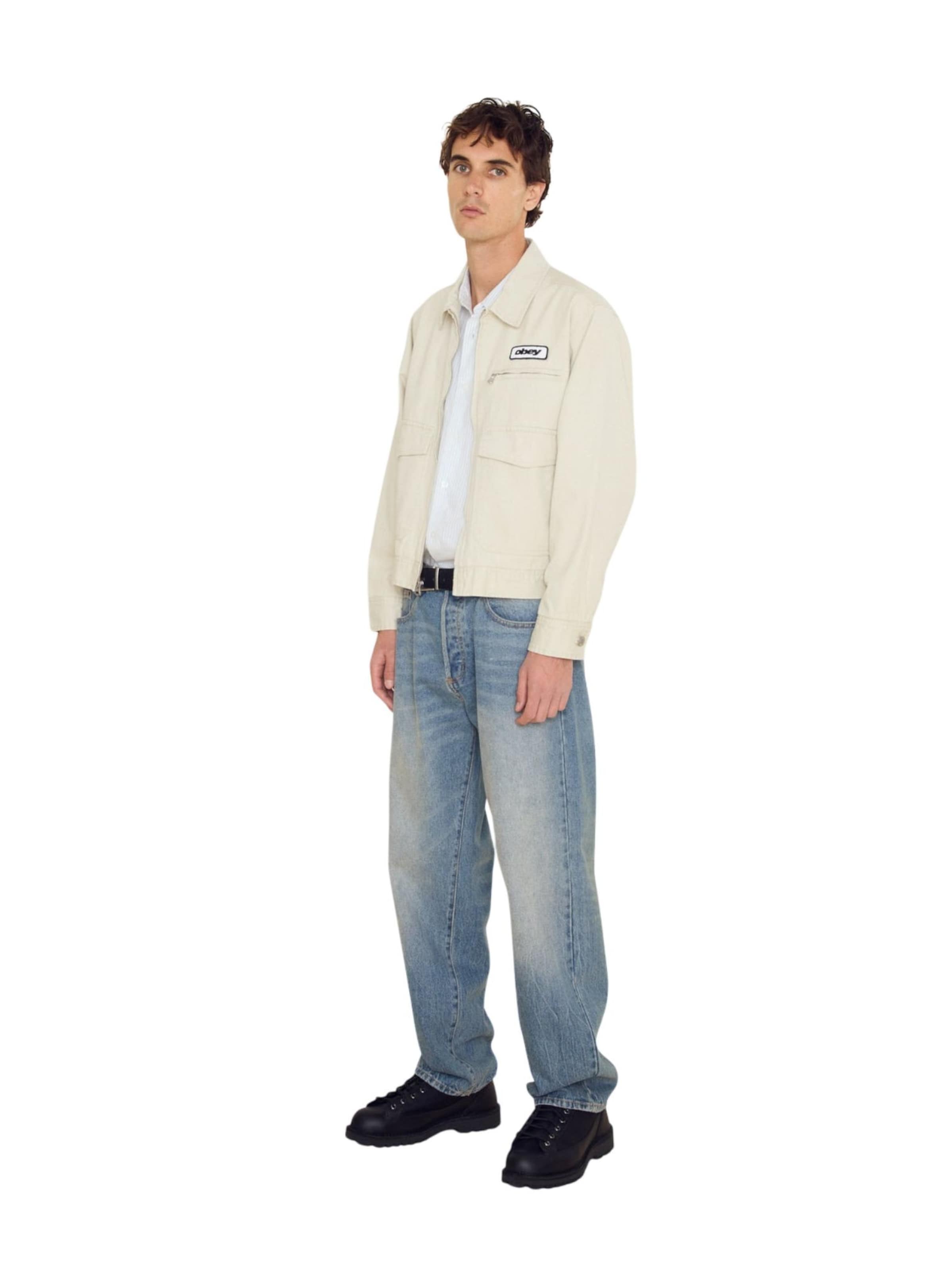 Obey Regular fit Suit Jacket in Beige