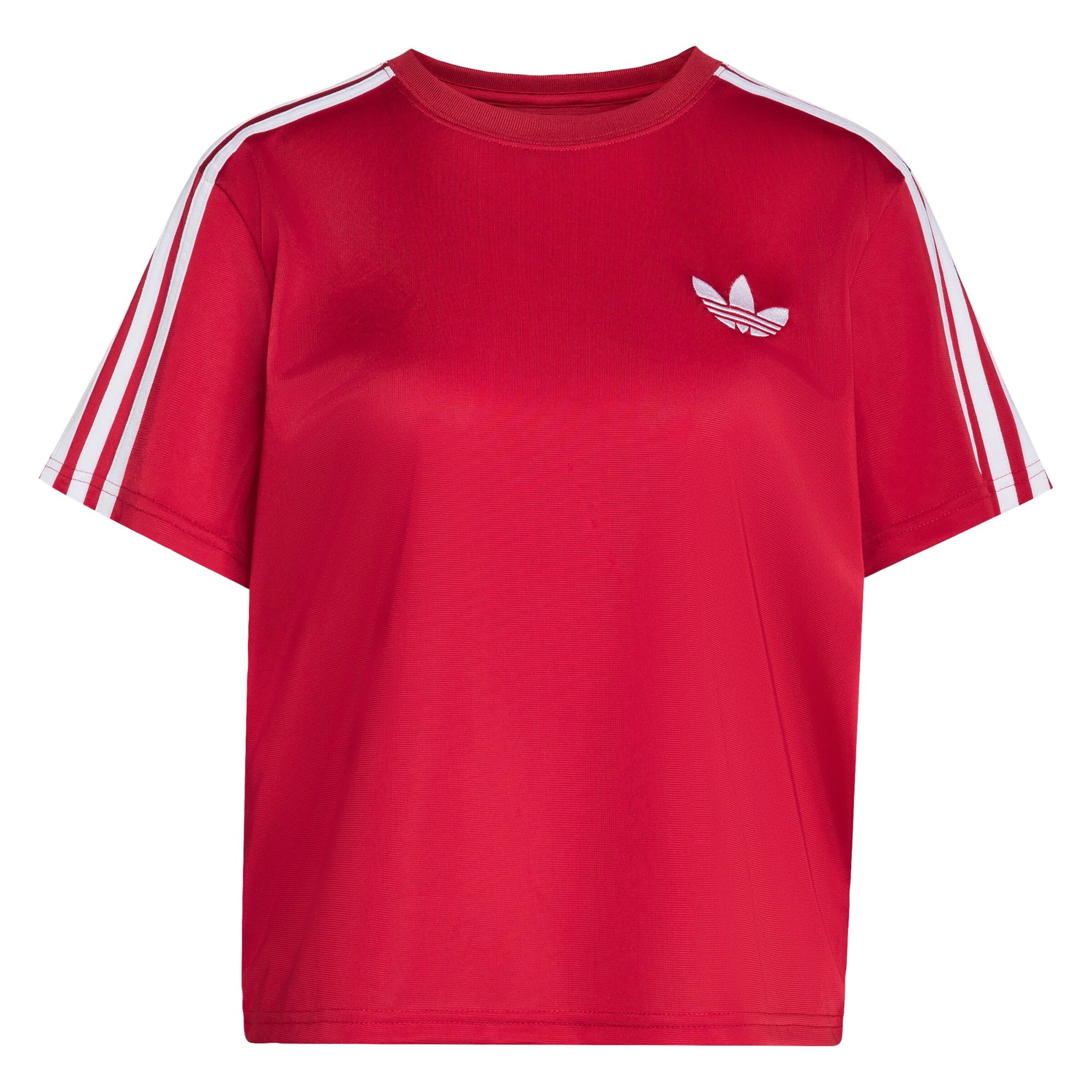 ADIDAS ORIGINALS T-Shirt 'Firebird' in rot / weiß, Produktansicht