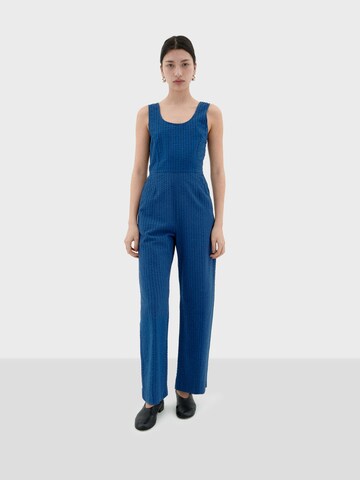 Tuta jumpsuit 'Raflesia' di Thinking MU in blu: frontale