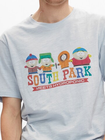 hydroponic - Camiseta 'Hydroponic x South Park Regular-Fit Crew Graphic T-Shirt' en azul