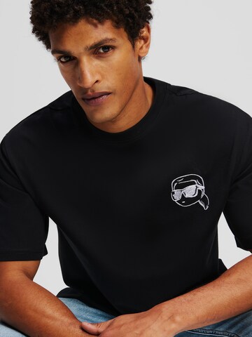 Karl Lagerfeld Shirt 'IKON' in Black