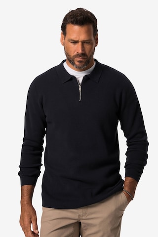 Pull-over JP1880 en bleu : devant