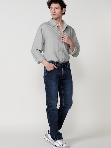 KOROSHI Regular fit Button Up Shirt in Green