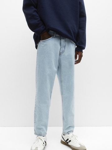 Pull&Bear Regular Jeans in Blue: front