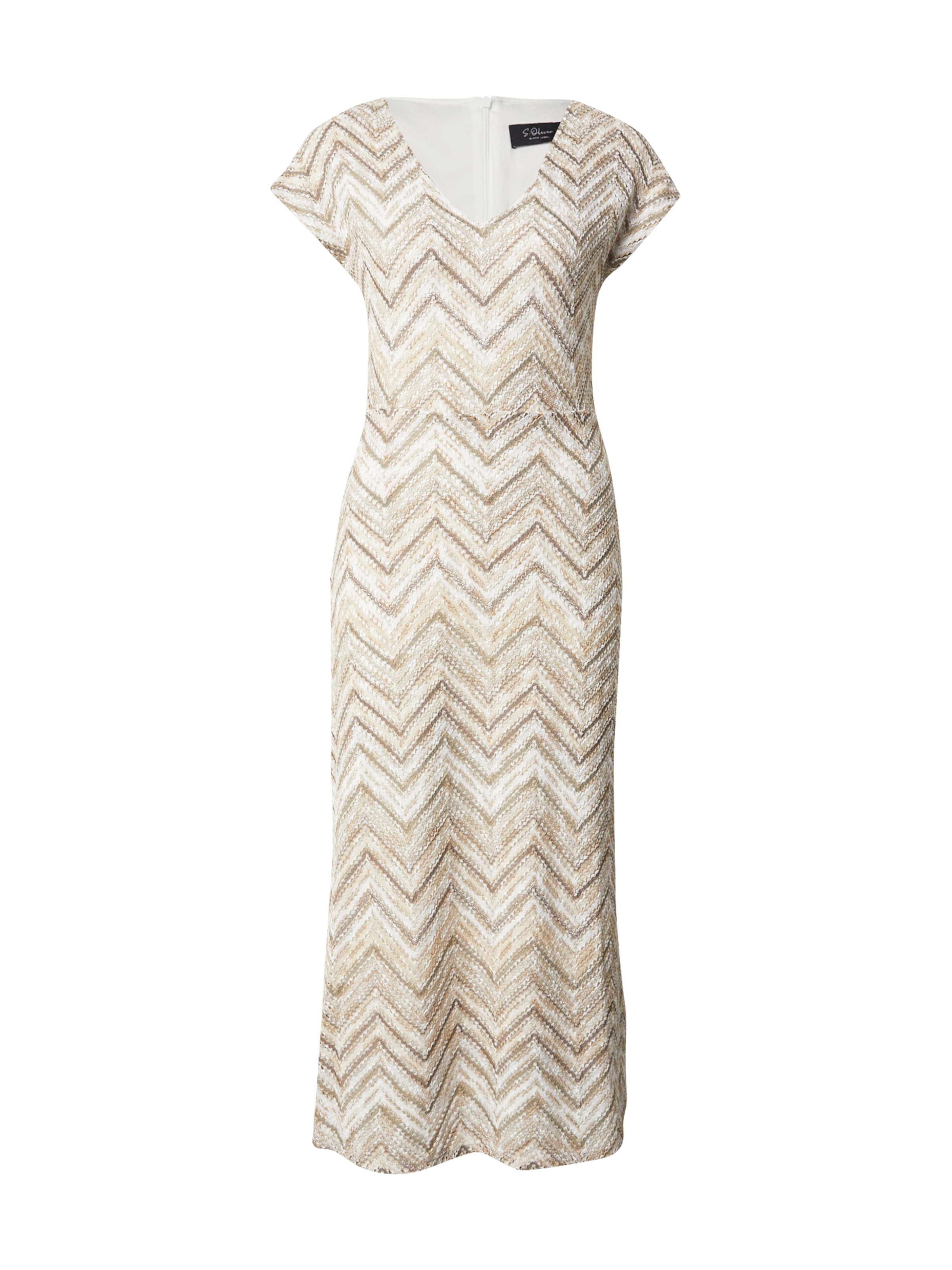 s.Oliver BLACK LABEL Φόρεμα σε μπεζ: μπροστά