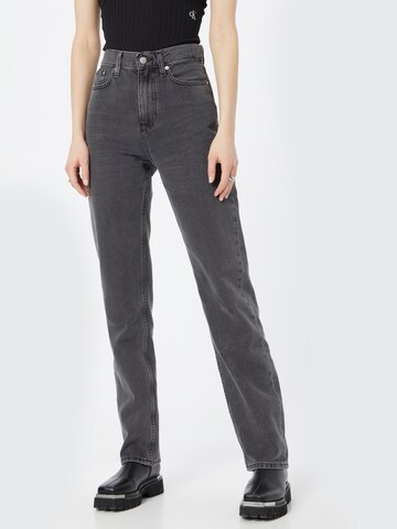 Calvin Klein Jeans - regular Vaquero en negro: frente