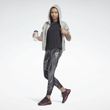 Reebok Skinny Sportovní kalhoty – černá