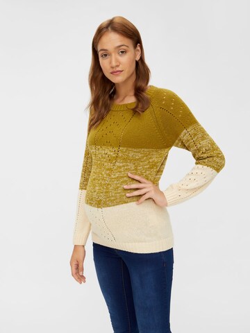 MAMALICIOUS Sweater 'Ellis' in Green: front