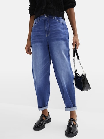 bonprix Loosefit Jeans in Blauw: voorkant