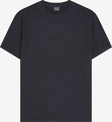 Bershka Tričko 'THUG' - Čierna: predná strana